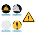 thumbnail image 4 of Uxcell Reflective Stickers, 4 Pack 3.94 x 3.94 Inch Adhesive Night Triangle Safety Tape Reflector, Yellow, 4 of 5