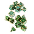 thumbnail image 1 of Juego de 14 Dados poliédricos de aleación Zulema D8 D10 D12 D20, 1 of 8