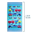 thumbnail image 2 of Wildkin Kids 100% Cotton Beach Towel for Boys and Girls (Trains, Planes & Trucks Blue), 2 of 7