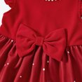 thumbnail image 5 of Vestidos sin mangas con hombros descubiertos y estampado de copos de nieve para mamá y yo en Navidad, 5 of 5