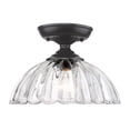 thumbnail image 2 of Golden Lighting Audra 1-light 12in Semi-Flush Mount in Matte Black, 2 of 4