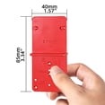 thumbnail image 4 of lanema Hinge Hole Drilling Guide 26mm 35mm Hing Installation Jig Door Cabinet Hinge Hole Locator Woodworking Tool Accessory, 4 of 9