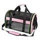 thumbnail image 3 of Transportín de viaje para mascotas, transportín para gatos con correa para el hombro, tamaño 44 x 28 x 28 cm, bolso de hombro Negro Rosa Mixto, 3 of 8