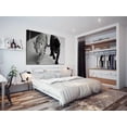 thumbnail image 2 of Mudket Black White Leopard & Black Panther Walking Canvas Wall Art, Modern Minimalist Art Work Print for Living Room Office Entryway Home Decor , Framed Ready to Hang - 12"L x 8"W, 2 of 9