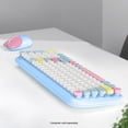 thumbnail image 2 of Combo inalámbrico de teclado y ratón SaharaCase Colorid 100 teclas, 2 of 9