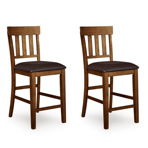 Bowery Hill Modern / Contemporary 41" Bar Stool in Medium Brown