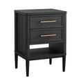 thumbnail image 5 of (2 pack) Better Homes & Gardens Oaklee 2-Drawer Nightstand, Charcoal Finish, 5 of 12