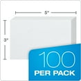 thumbnail image 4 of Oxford Unruled Index Cards, 3 x 5 inches, White, 100 Per Pack, 4 of 4