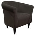 thumbnail image 2 of Newport Microfiber Club Chair - Chocolate Brown, 2 of 2
