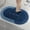 Blue, variant on 15.8x23.6in Super Absorbent Bath Rug - Silicone Non-Slip Shower Mat for Bathtub