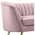 thumbnail image 4 of Maklaine Contemporary Upholstery Velvet Sofa in Pink, 4 of 8