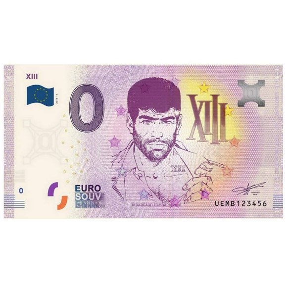 Euro Souvenir Bank Note 0 XIII (2018)