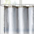 thumbnail image 4 of Madison Park Donovan Rideau de Douche Jacquard en Polyester Bleu Marine, 4 of 5