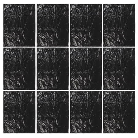 Milisten 25Pcs Thickened Black Plastic Garbage Bags Hdpe Trash Bags for Bedroom Bathroom Office
