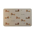 thumbnail image 2 of Hyknon Dog-Themed Bath Mat Non-Slip Absorbent Washable Quick Dry Bathroom Rugs Decorative 23.6x15.7" Carpet for Shower Bathtub Kitchen Sink Floor, 2 of 6