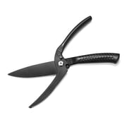 MITSUMOTO SAKARI Kitchen Scissorss, 4.7 inch Japanese Black Titanium Plating Kitchen Shears Heavy Duty