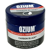 Ozium Gel Automotive Fragrance, Carbon Black Scent, 4.5 oz