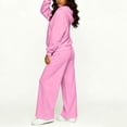 thumbnail image 6 of 2 Piece Sweat Suits Set for Women with Long Sleeve Hoodie and Sweatpant Sets for Daily Wear, 6 of 8