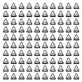 thumbnail image 1 of 100 clips triangulares de metal duradero, resistentes al óxido y con diseño triangular, ideales para notas, documentos y papeles., 1 of 14