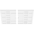 thumbnail image 2 of 36"W x 24"H x 2"ID x 12 1/2"C x 1"P Beaux Architectural Grade PVC Contemporary Ceiling Medallion, Two Piece, 2 of 11