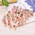 thumbnail image 2 of 24 pares de aretes de clip para niñas Pendientes de flores lindos para niños Disfraz de princesa, 2 of 3