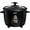 Black, variant on COOK WITH COLOR 6-Cup Rice Cooker 300-Watt Cooking Pot Kitchen Appliance, Sage