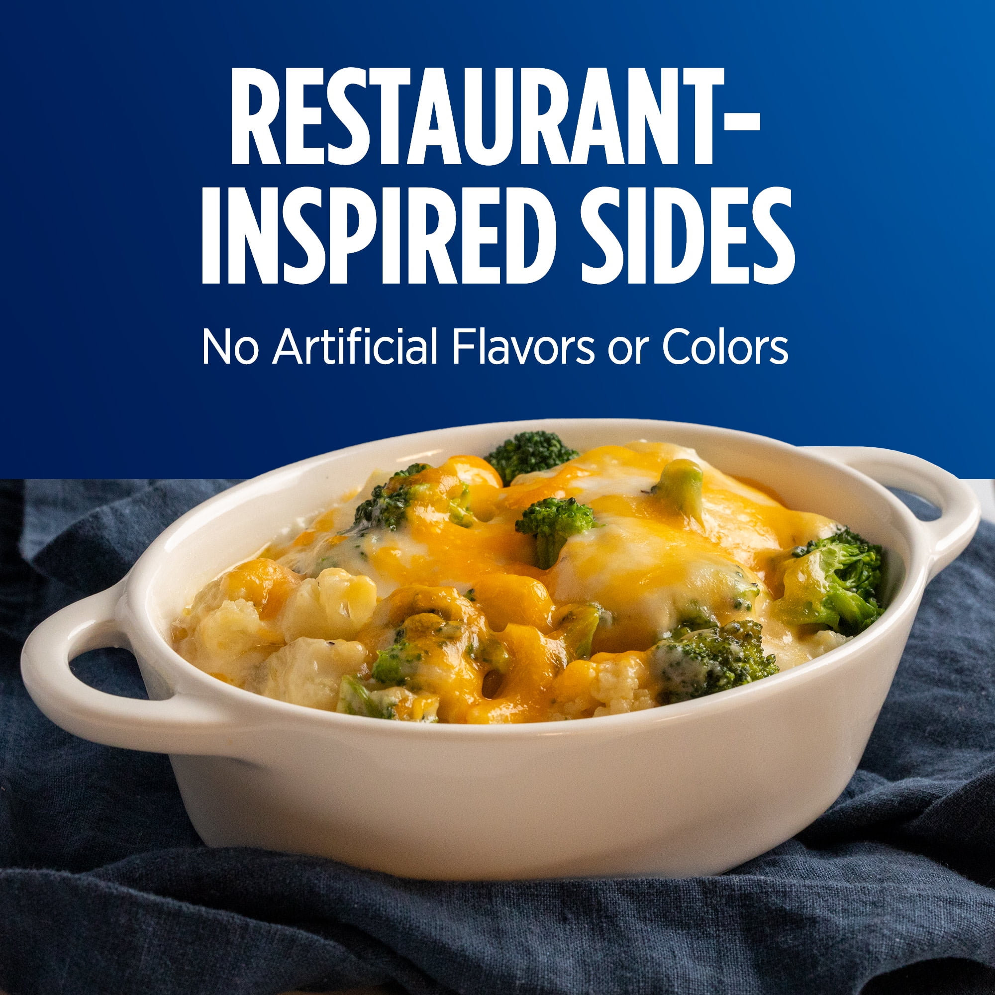 Birds Eye Broccoli & Cauliflower Au Gratin Bake, Frozen Side, 13 oz.