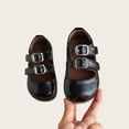 thumbnail image 4 of breaise Toddler Girl Dress Shoes Cozy Mary Jane Flats Little Kid Girl School Church Shoes, 4 of 6