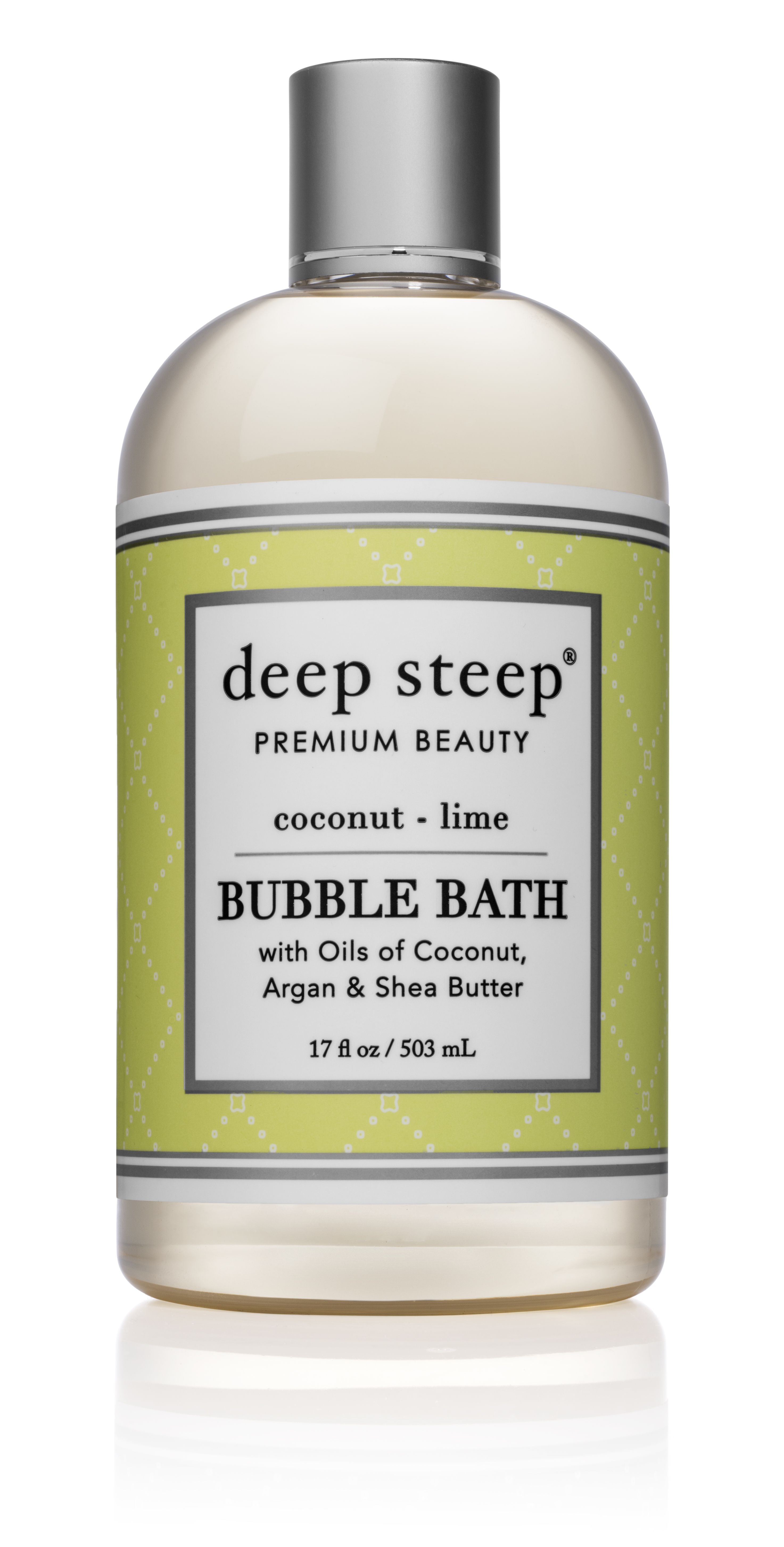 Deep Steep Classic Bubble Bath, Coconut Lime, 17.5 Fluid Ounce