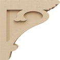 thumbnail image 3 of 3"W x 12"D x 12"H Thin Mayflower Rough Cedar Woodgrain TimberThane Corbel, Primed Tan, 3 of 6