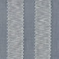 thumbnail image 3 of Archaeo Fringe Stripe 100% Cotton Grommet Top Curtain, 50"x96", 50"x96", Blue, 3 of 6