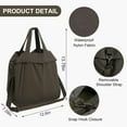 thumbnail image 3 of LHSHID Nylon Hobo Bag 2.0 Crossbody Bag for Women Large Capacity Gym Bag Work Bag Nylon Tote Handbag Sports, 3 of 6