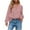 Hot Pink, variant on Fancifize Womens Oversized Shirt Ruffle Long Sleeve Top Trendy V Neck Blouse Casual Loose Fit Fall Dressy Outfits