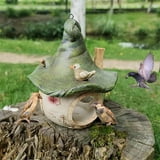 Hanging Hummingbird House for Outdoors, Bird Feeder Shelter with Entry ...