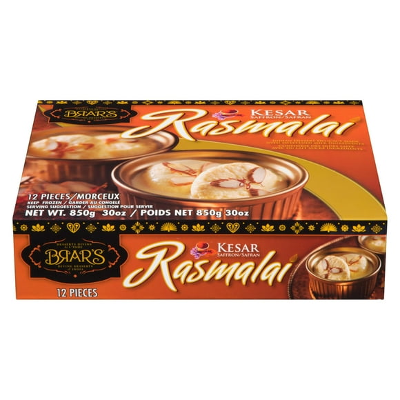 BRAR'S KESAR RASMALAI 850 g, 12 pièces