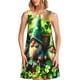 thumbnail image 1 of Fotbe St. Patrick's Day USA Flag Vestido de Verano sin Mangas para Mujer – Vestido Midi Línea A, Estilo Camiseta Floral, Vestido Playero Casual y Fluido, 1 of 7