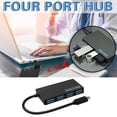 thumbnail image 1 of TIMIFIS USB-C Hi-Speed 4 Port USB 3.0 Multi HUB Splitter Expansion For Desktop PC Laptop Adapter Gift, 1 of 7