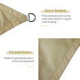 thumbnail image 4 of Parasol resistente a los rayos UV, toldo de vela triangular de 6.5 pies, refugio para plantas de jar Tomshoo  Beige/Tipo 1, 4 of 7