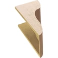 thumbnail image 6 of 10"W x 10"D x 20"H Wide Carmel Rough Cedar Woodgrain TimberThane Corbel, Primed Tan, 6 of 6
