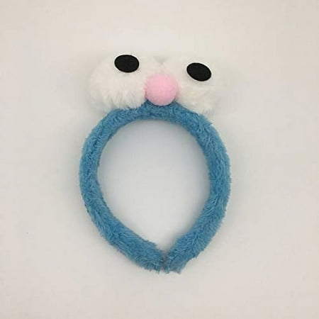 Monter Plush - Sesame Street Elmo Blue red Cookie Monster Cartoon Hair Band Hairpin Head Band Plush Toy Gift - by ECOHome
