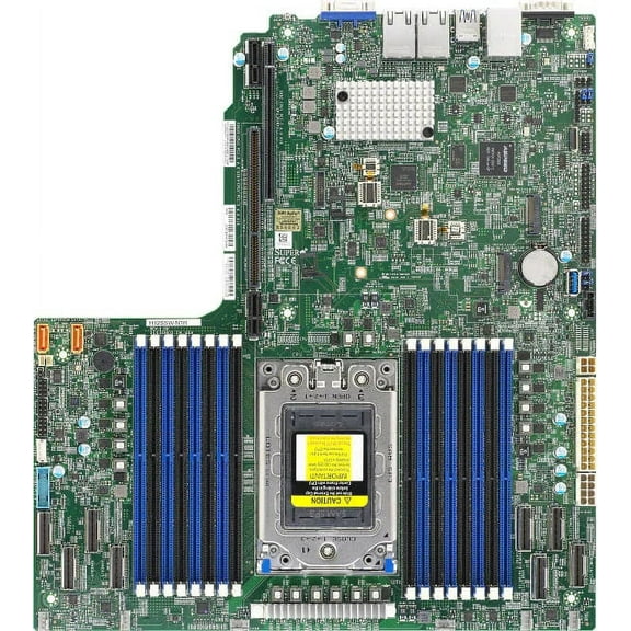 Supermicro H12SSW-NTR Motherboard - AMD EPYC 7003/7002 Processor - Registered ECC DDR4 Socket SP3 Proprietary