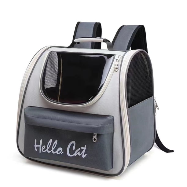 Mochila portátil para mascotas Gnobogi para exteriores, transpirable y de gran capacidad, ideal para guardar artículos por menos de 5 $. Regalo para la familia. Hasta un 50 % de descuento.