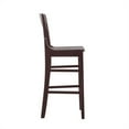 thumbnail image 5 of Linon Jasper Wood Commercial Grade Set of Two Barstools in Brown, 5 of 14