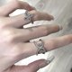 thumbnail image 5 of Silver Rings Butterfly Zircon RingsAdjustable Rings Eternity Rings, 5 of 5