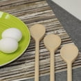 thumbnail image 3 of 3Pcs 12 Inch Long Wooden Spoons for Cooking - Oval Wood Mixing Spoons for Baking, Cooking, Stirring - Sauce Spoons, 3 of 8