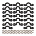 thumbnail image 2 of Ettsollp 1 Set Kayak Rope Buckle with Screws Boat Drawstring C-Shaped Fixing Buckle Canoe Parts Replacement Accessories Repair Kit, 2 of 7