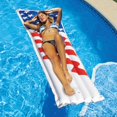 thumbnail image 3 of Swimline 72" American Flag Swimming Pool Raft Float + 12-Volt Electric Air Pump, 3 of 6