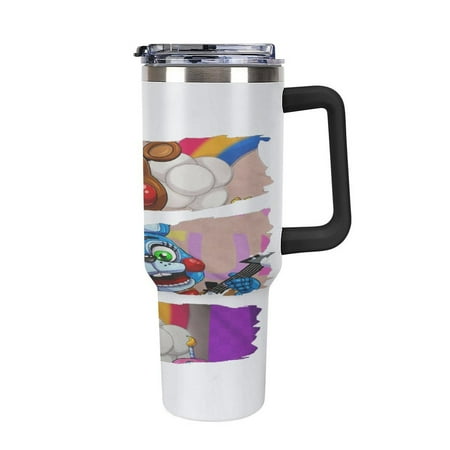 

Five Nights at Fre_ddy s American Horror Stories Anime Tumbler Gifts Presents for Kids Husband Tumbler Cups For Home Office Or Car Perfect Anime Presents Boys And Girls Boyfriend Black-style