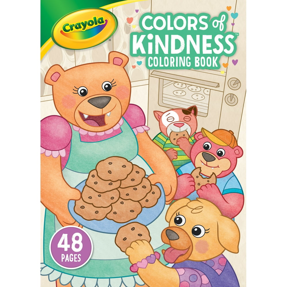 Crayola Colors of Kindness Coloring Book, Child, 48 Pages - Walmart.com