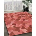 thumbnail image 2 of Ahgly Company Indoor Rectangle Patterned Love Red Area Rugs, 6' x 9', 2 of 6
